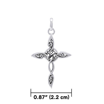 Fantastic Celtic Cross Silver Charm TCM678 - Jewelry